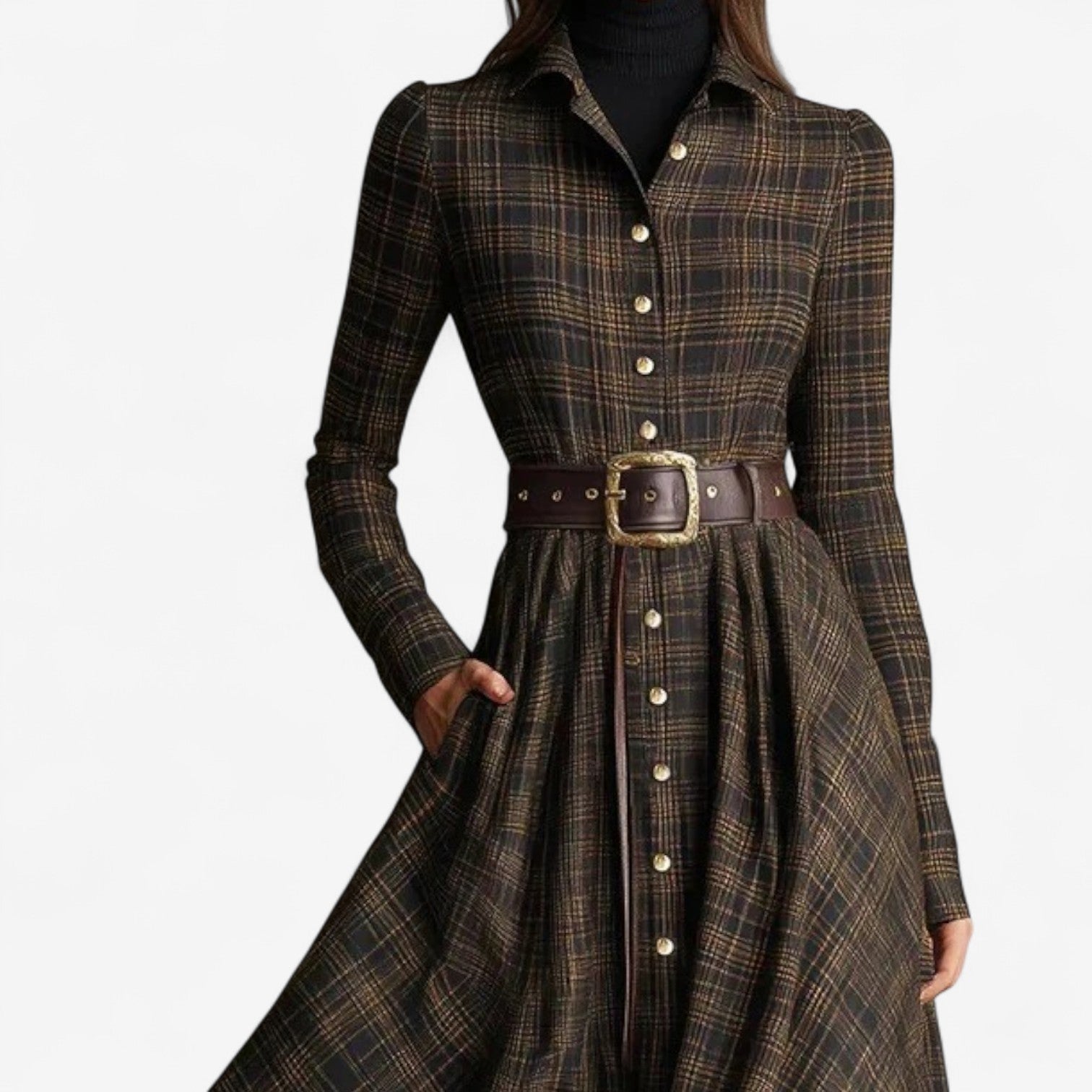 Sarah™ Maxi di ispirazione vintage