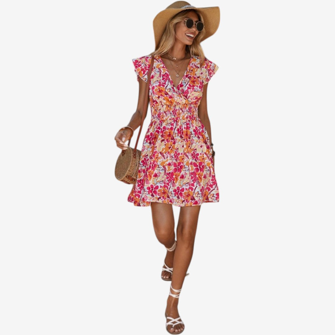 Thaïs™ Abito svasato floreale