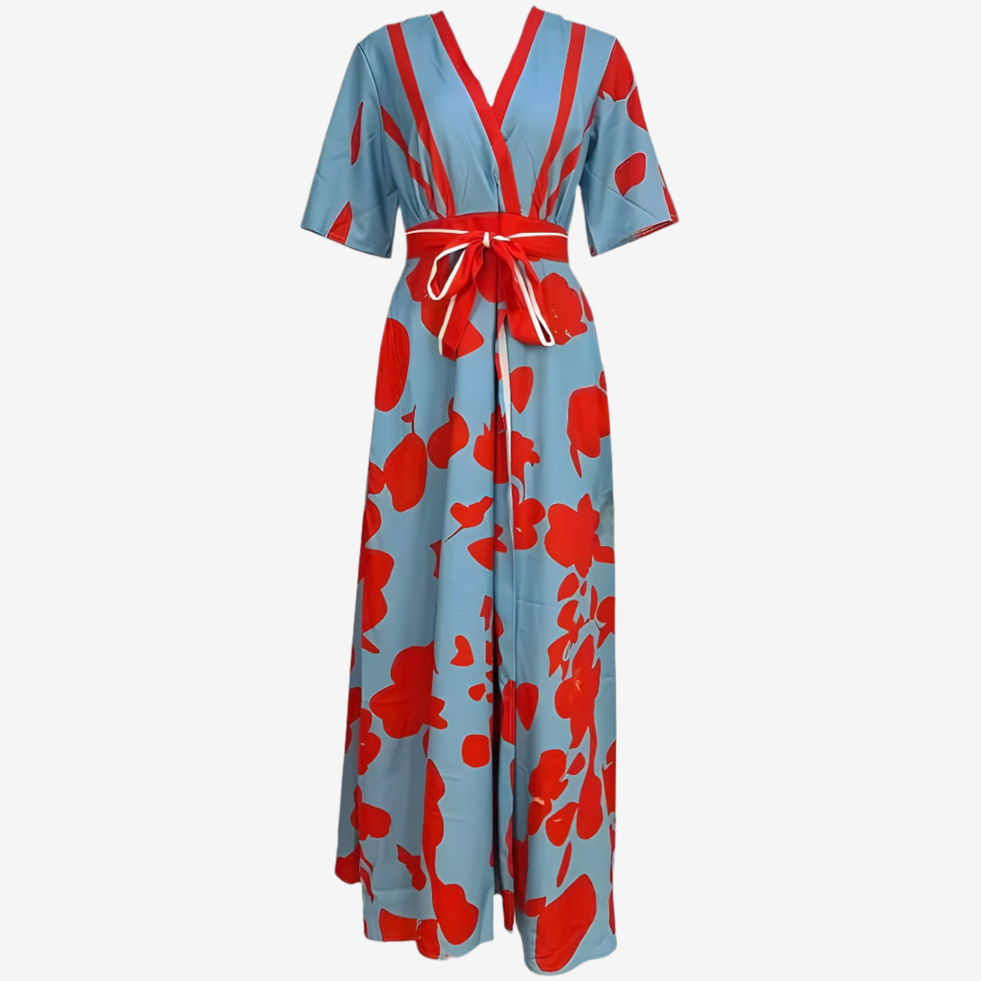 Éléonore™ Maxi scollo a V fluido