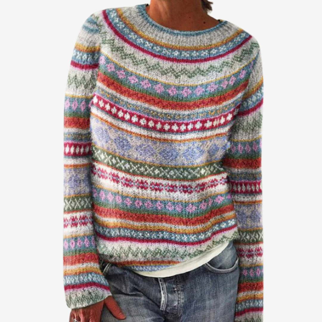 Manón™ Maglione a righe multicolori
