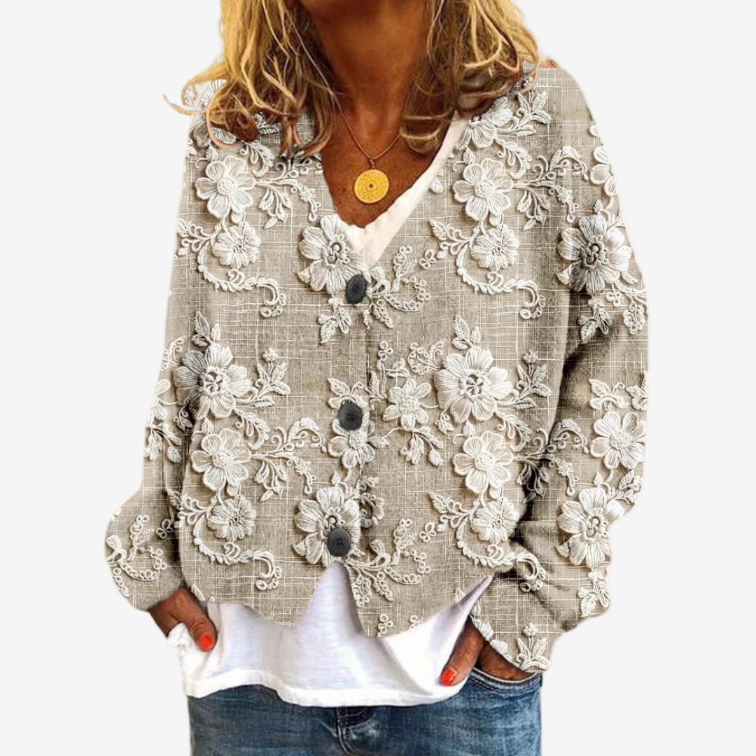 Cardigan Nira™ floreale