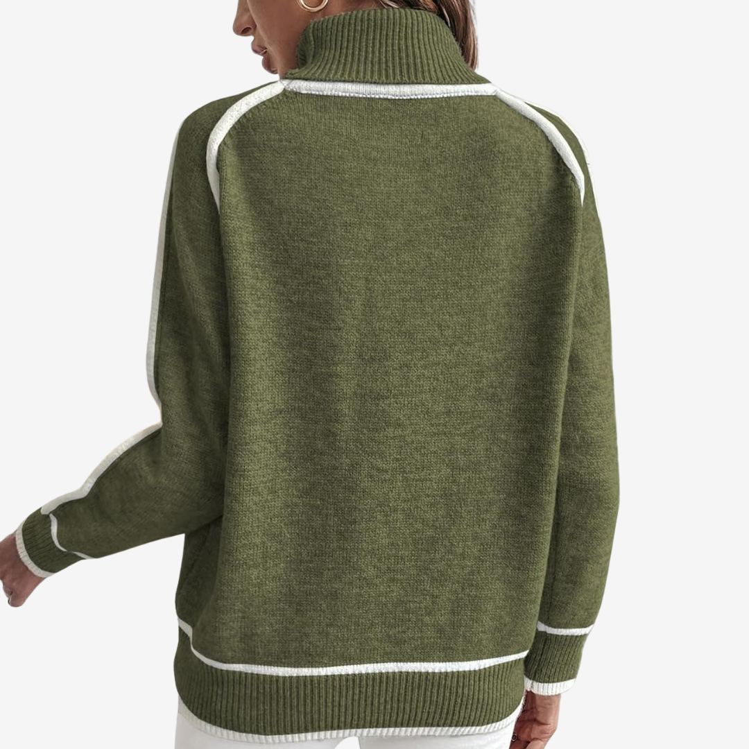Christine™ Maglione a collo alto