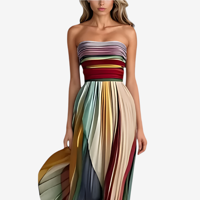 Alva™ Maxi arcobaleno plissettato