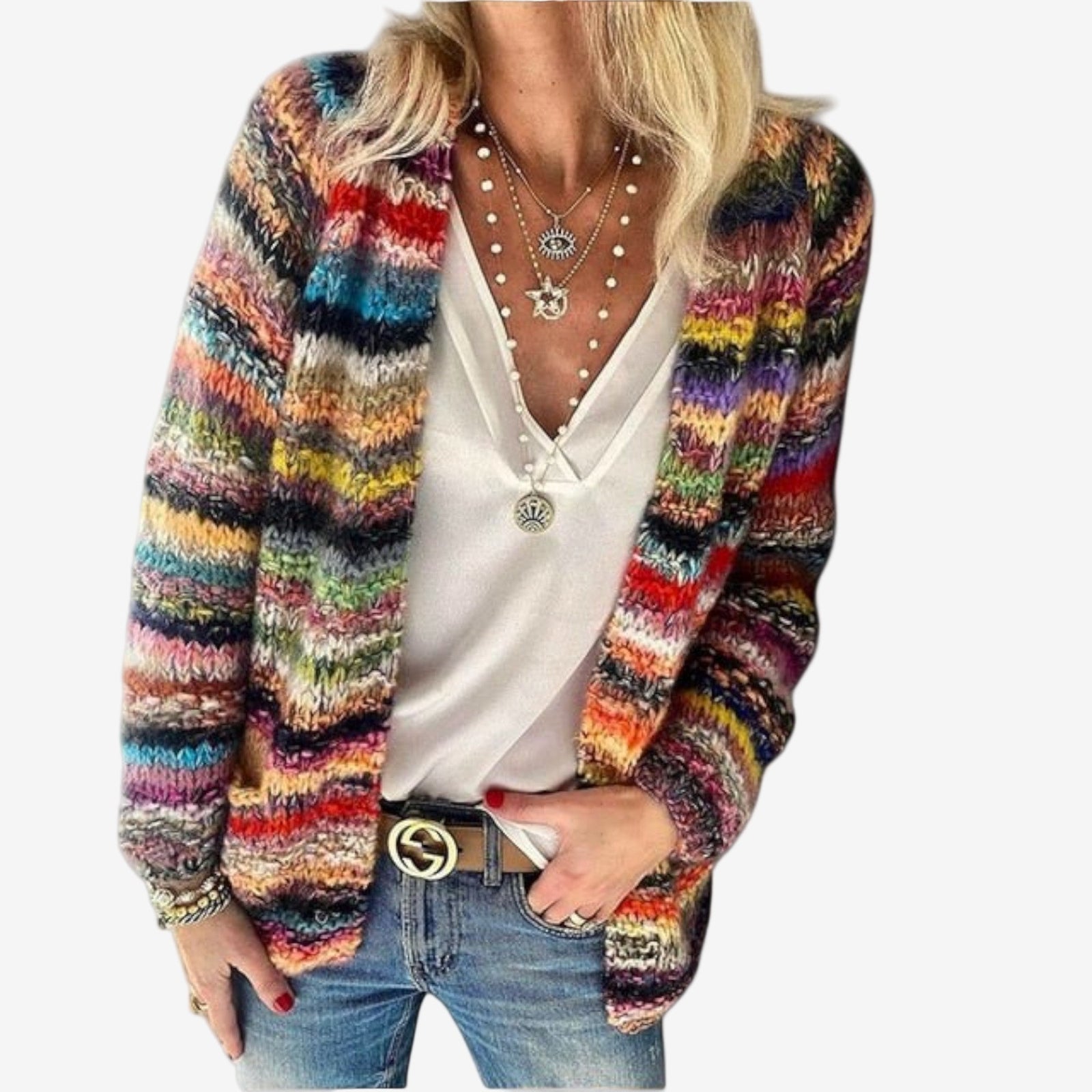 Birgitte™ Cardigan multicolore