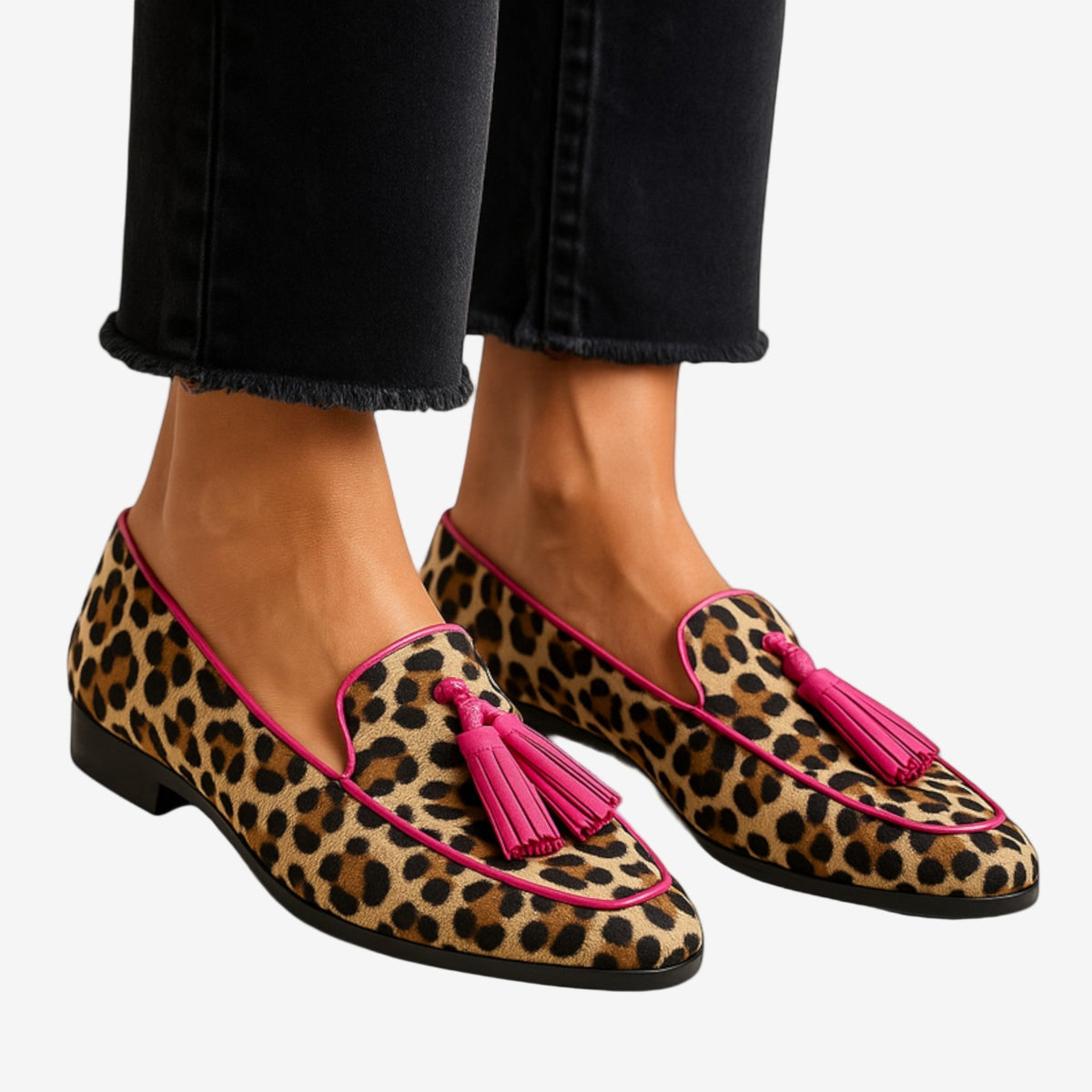 Lana™ Mocassini leopardati
