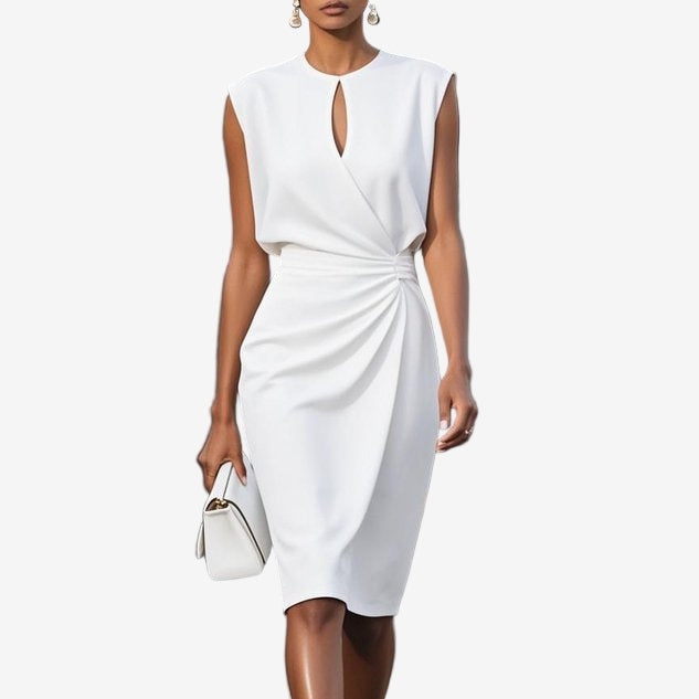 Izabela™ Elegante abito annodato