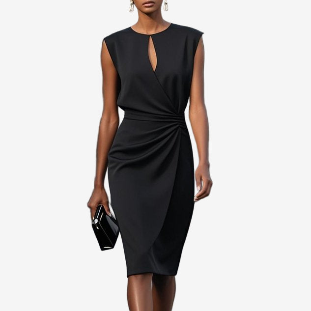 Izabela™ Elegante abito annodato