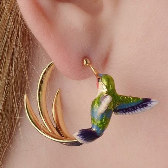 Eléora™ Orecchini colibrì