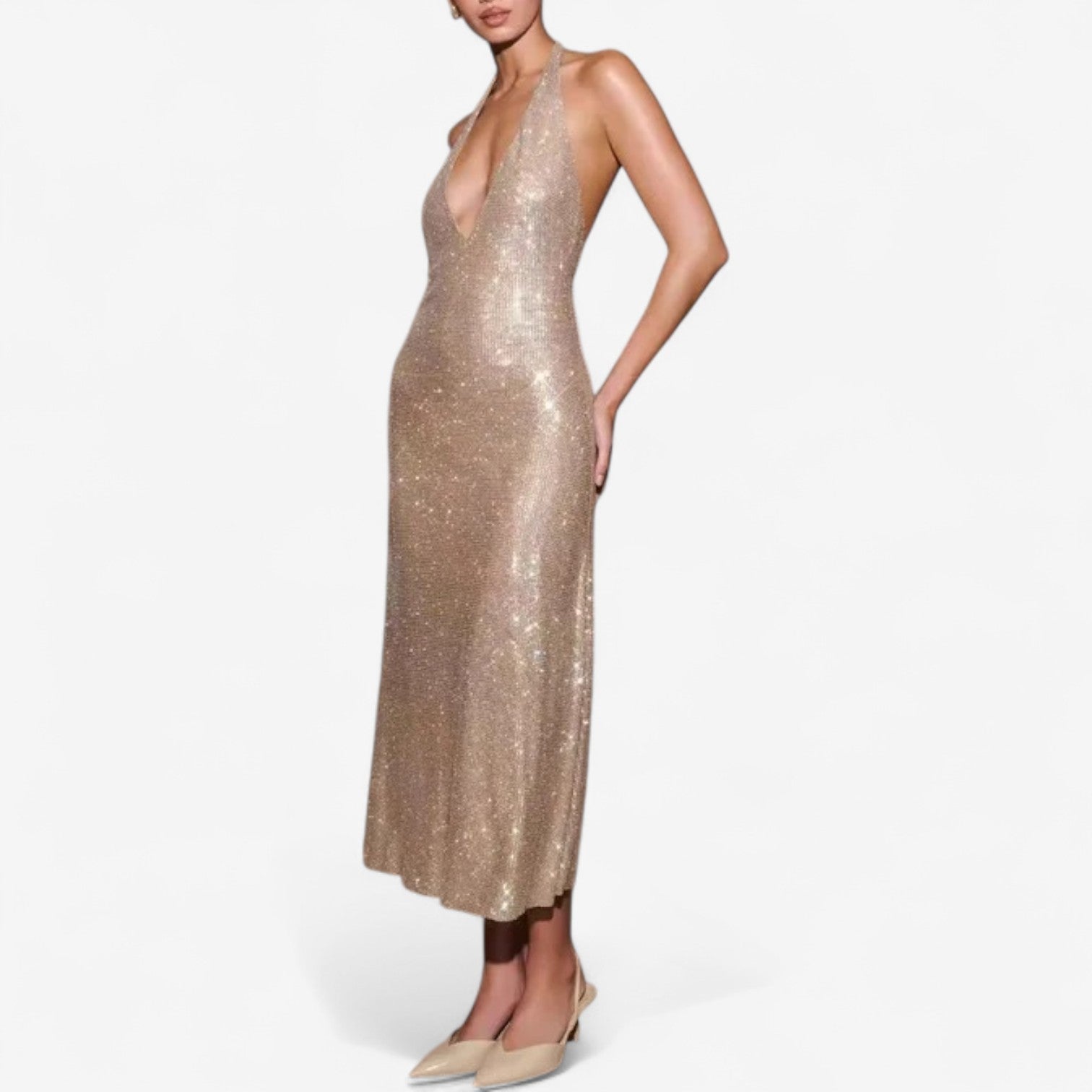 Ischen™ Abito con paillettes