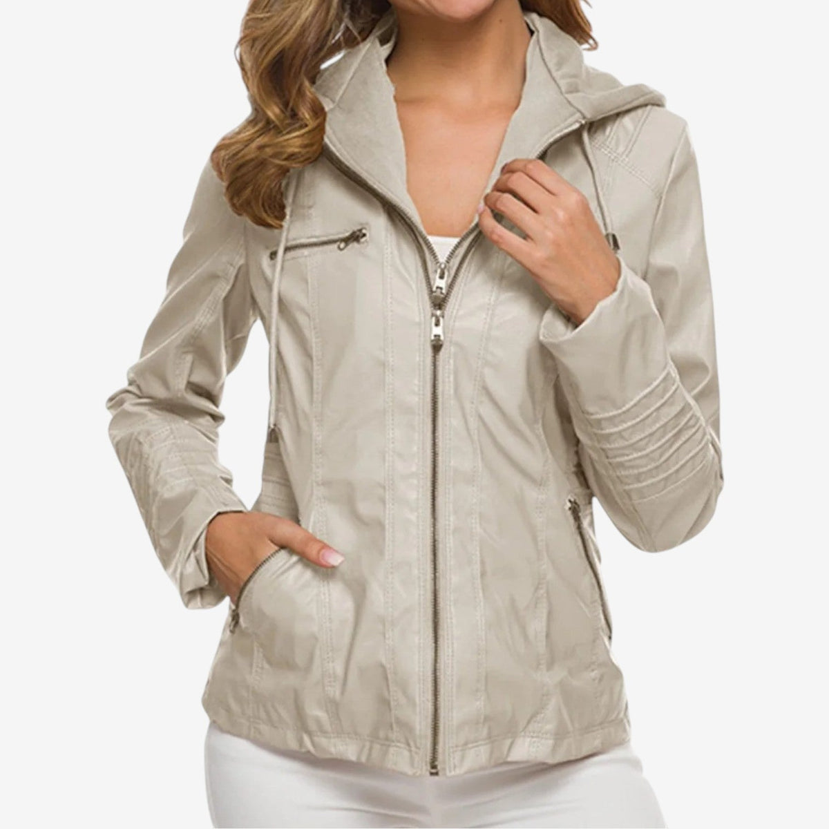 Devun™ Giacca di pelle