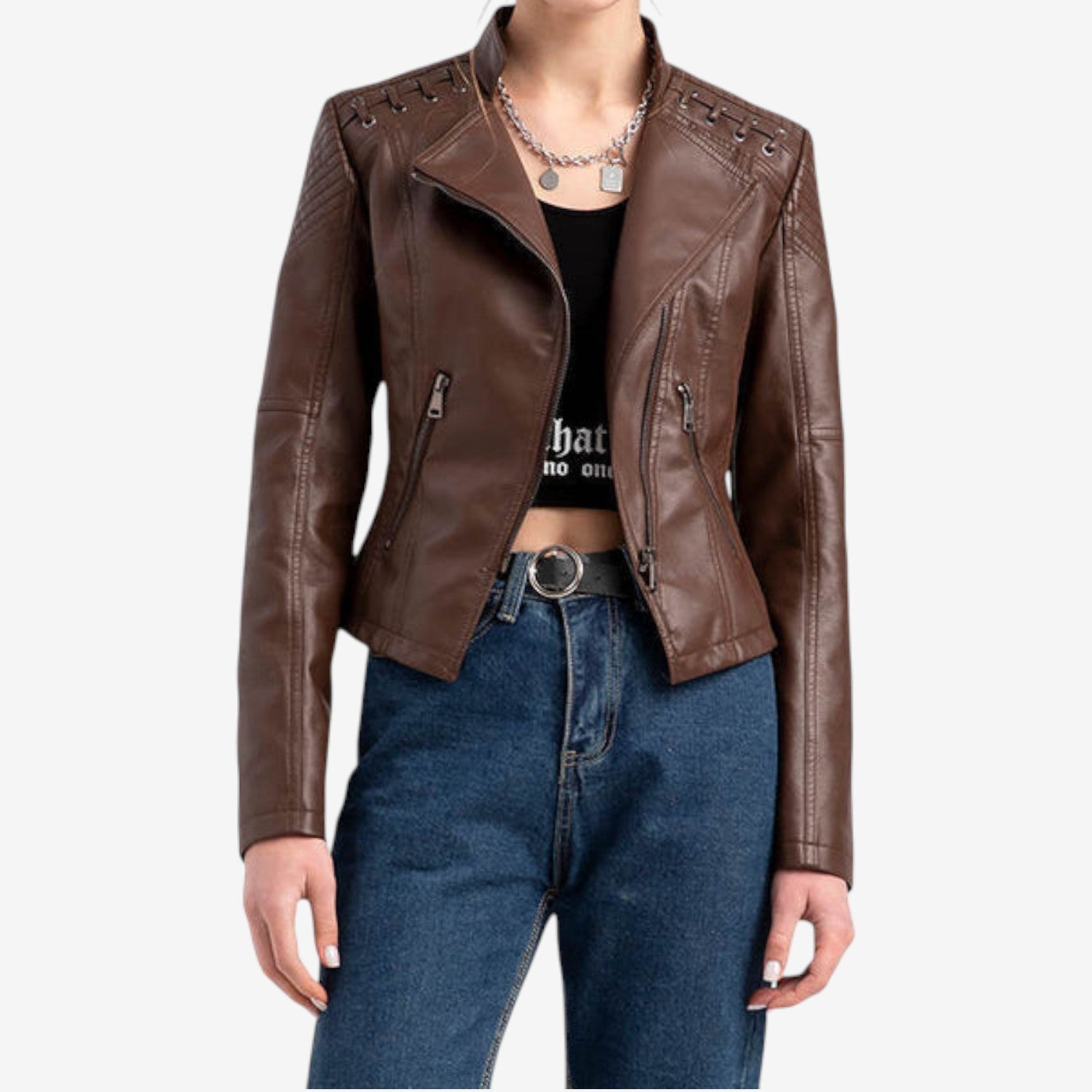 Fleur™ Giacca corta da motociclista