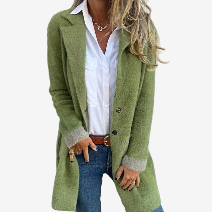 Martine™ Cardigan lungo lavorato a maglia