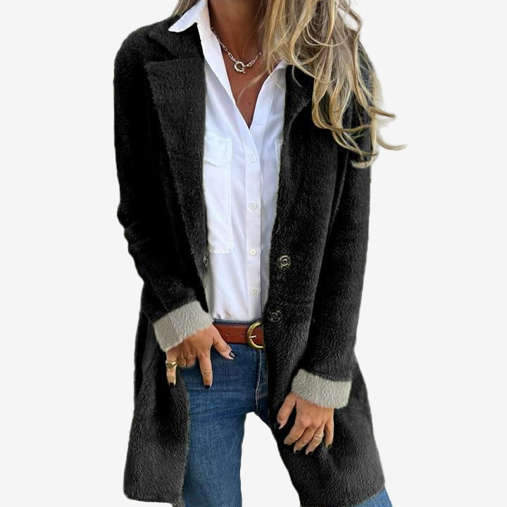 Martine™ Cardigan lungo lavorato a maglia