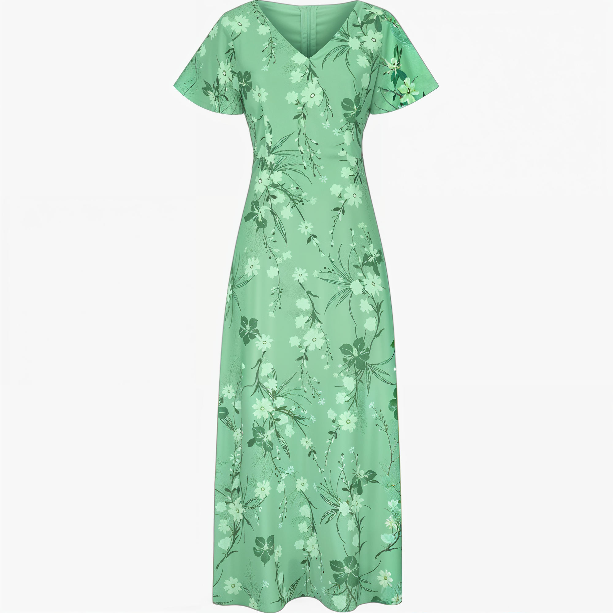 Élodie™ Midi fluido scollo a V