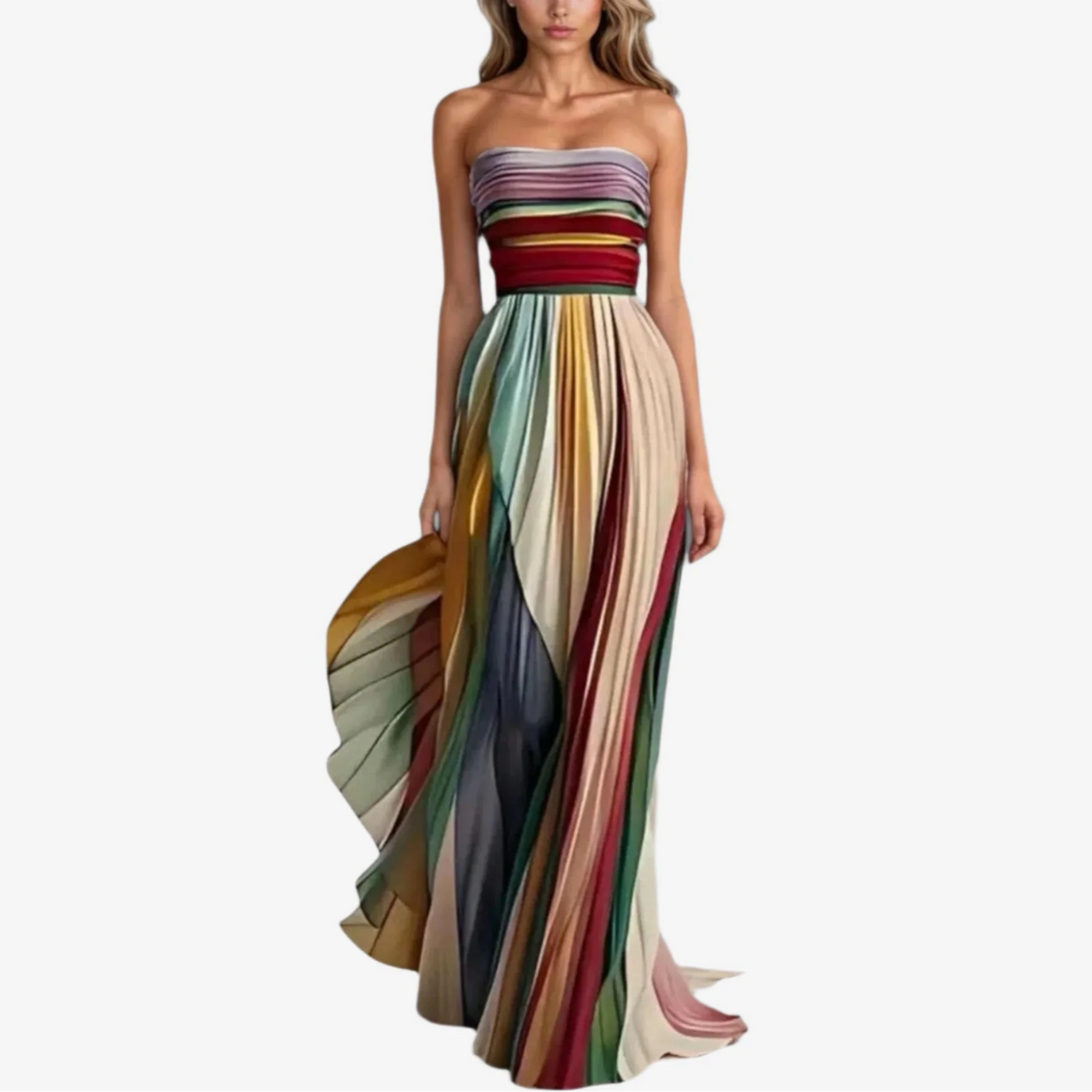 Alva™ Maxi arcobaleno plissettato